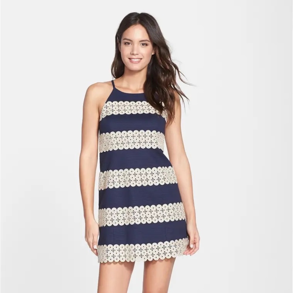 Lilly Pulitzer 'Annabelle' Lace Appliqué Dress